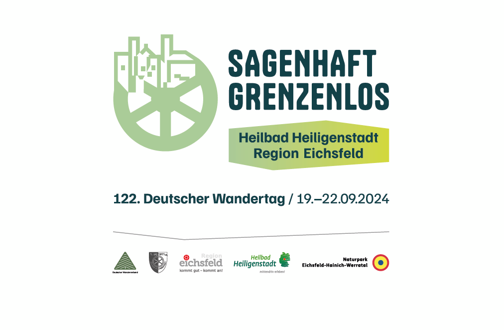 Keyvisual des 122. Deutschen Wandertags 2024 in Heilbad Heiligenstadt